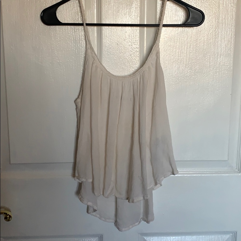 Abercrombie and Fitch cream tank top